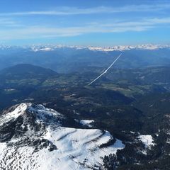Flugwegposition um 15:18:29: Aufgenommen in der Nähe von 38030 Varena, Trentino, Italien in 2860 Meter